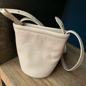 Authentic Mansur Gavriel Mini Zip Bucket Bag